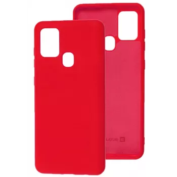 Evelatus Samsung Galaxy A21s Nano Silicone Case Soft Touch TPU Red