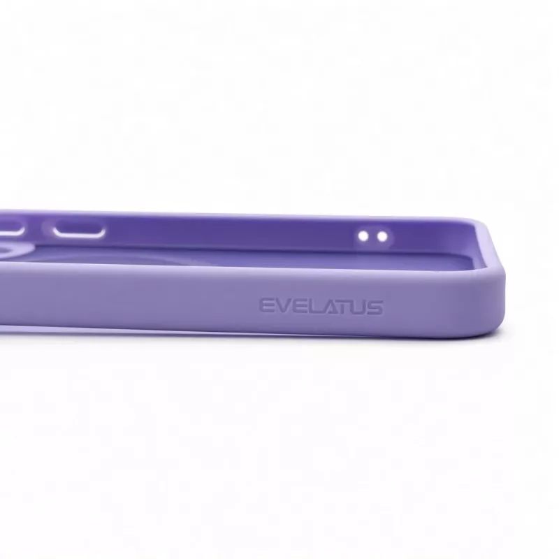Evelatus Samsung Galaxy A37 / A36 Shield vāciņš ar MagSafe un statīvu, matēts gredzens, lavandas purpura