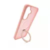 Evelatus Samsung Galaxy A37 / A36 Shield Case ar MagSafe un statīvu, matēts gredzens, gaiši rozā