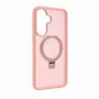 Evelatus Samsung Galaxy A37 / A36 Shield Case ar MagSafe un statīvu, matēts gredzens, gaiši rozā