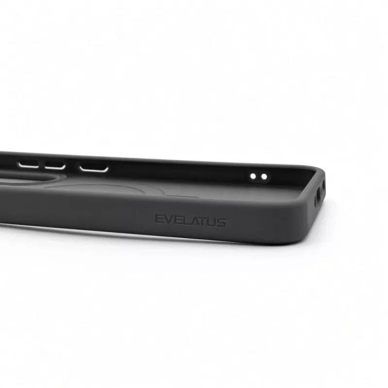 Evelatus Samsung Galaxy A37 / A36 Shield Case ar MagSafe un statīvu, matēts gredzens, dūmu pelēks