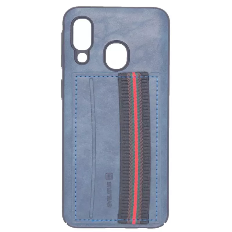 Evelatus Samsung Galaxy A40 Cubit Blue Back Cover