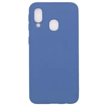 Evelatus Samsung Galaxy A40 Nano Silikona maciņš Soft Touch TPU tumši zils