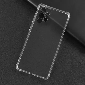 Evelatus Samsung Galaxy A53 5G militārais triecienizturīgais silikona vāciņš TPU caurspīdīgs
