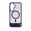 Evelatus Samsung Galaxy A57 gumijots MacSafe ar statīvu maciņš violets