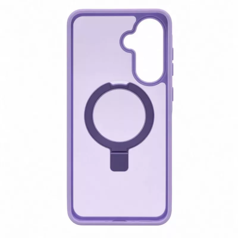 Evelatus Samsung Galaxy A57 aizsargmaciņš ar MagSafe un statīvu, matēts violets