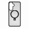 Evelatus Samsung Galaxy A57 Shield Case ar MagSafe un statīvu, matēts gredzens, dūmu pelēks
