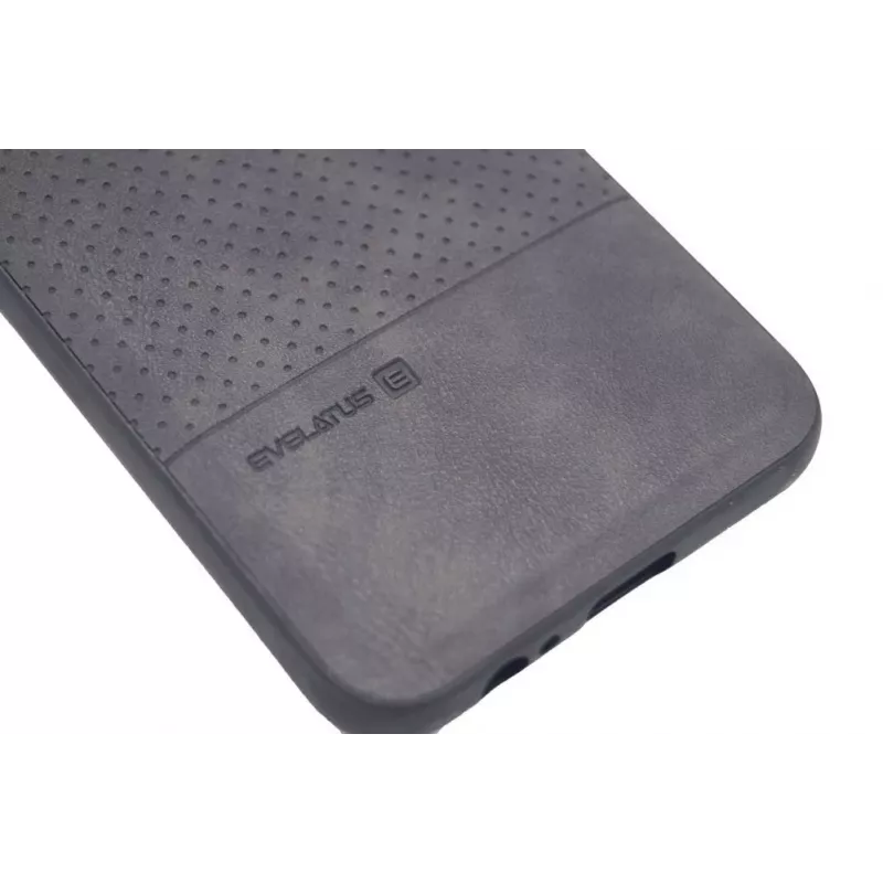 Evelatus Samsung Galaxy A6 2018 TPU Case ar metāla plāksni magnētiskajam auto turētājam Melns