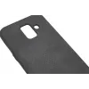Evelatus Samsung Galaxy A6 2018 TPU Case ar metāla plāksni magnētiskajam auto turētājam Melns