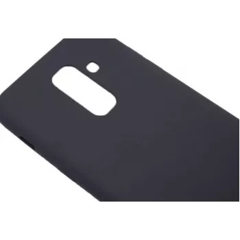 Evelatus Samsung Galaxy A6 Plus 2018 Nano Silicone Case Soft Touch TPU Black
