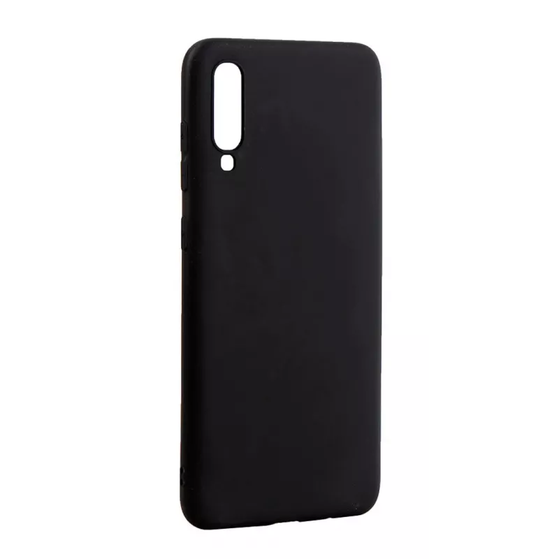 Evelatus Samsung Galaxy A70s Nano Silicone Case Soft Touch TPU Black