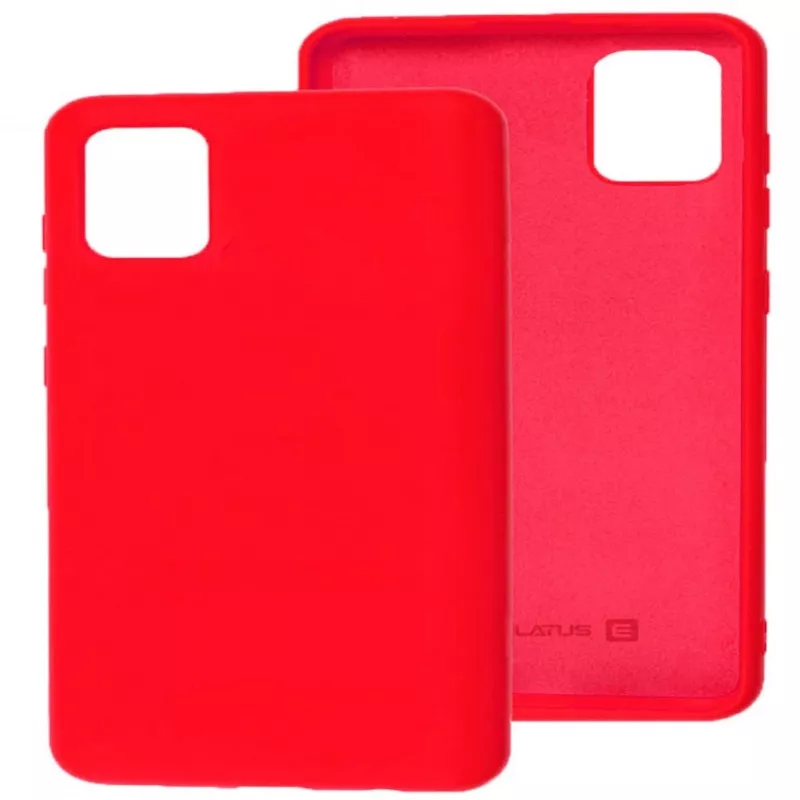 Evelatus Samsung Galaxy A71 Nano Silikona maciņš Soft Touch TPU sarkans