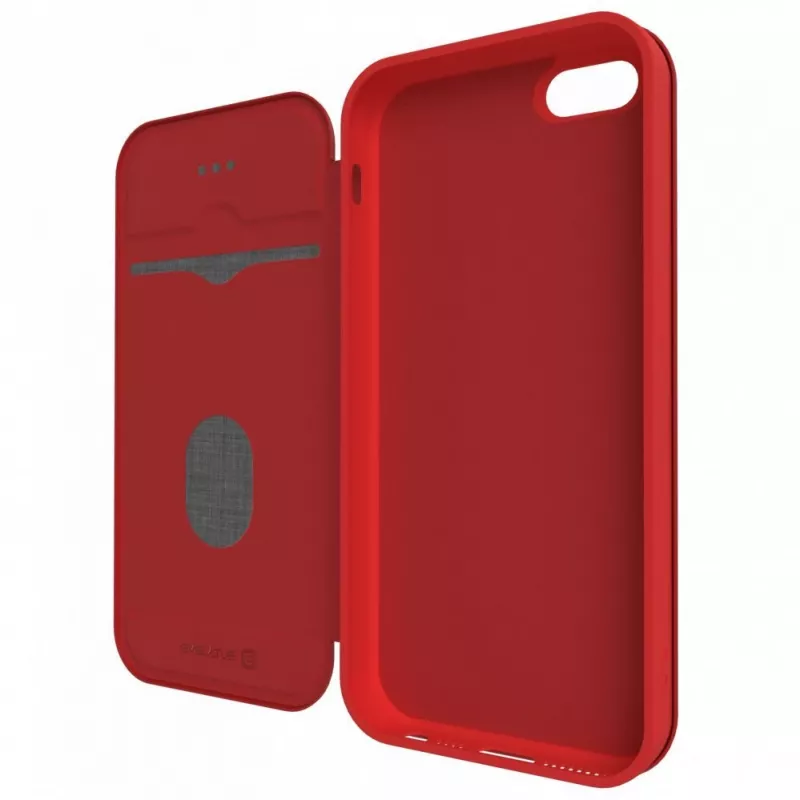 Evelatus Samsung Galaxy J4 Plus grāmatas vāciņš vīna sarkanā krāsā