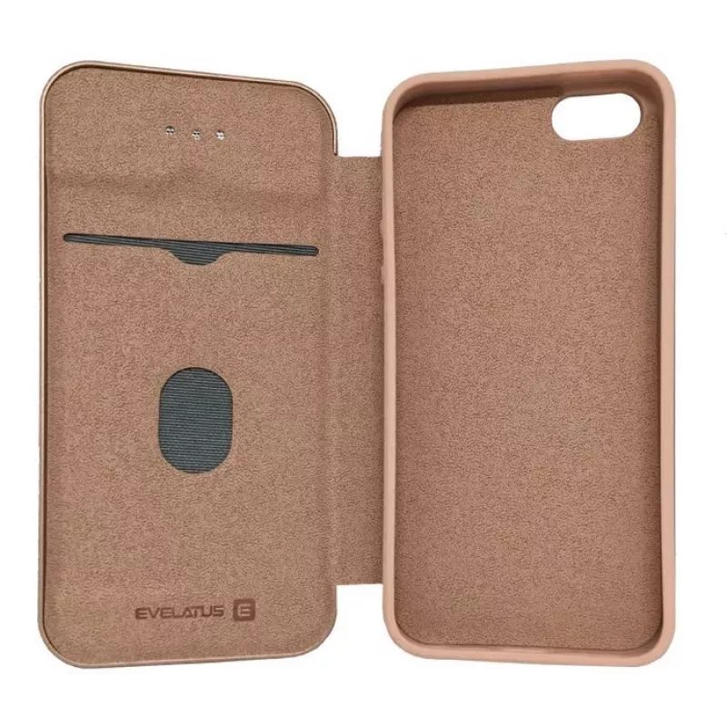 Evelatus Samsung Galaxy J6 (2018) grāmatas vāciņš rožu zeltā