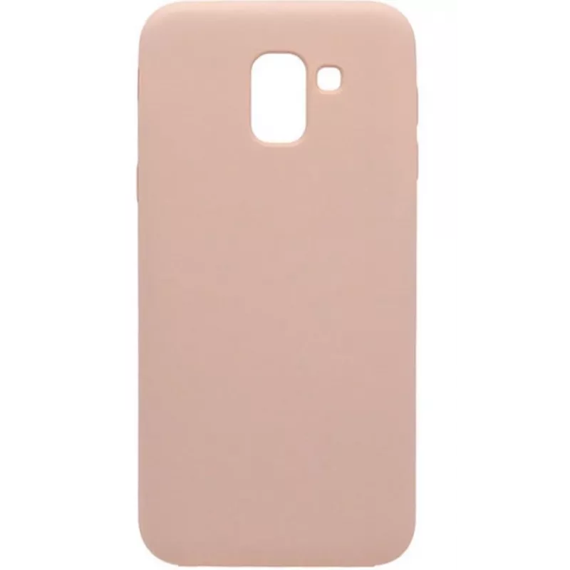 Evelatus Samsung Galaxy J6+ Silicone Case Pink Sand