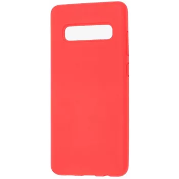 Evelatus Samsung Galaxy S10 Plus Nano Silicone Case Soft Touch TPU Red