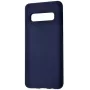 Evelatus Samsung Galaxy S10 Plus Premium Soft Touch silikona maciņš Midnight Blue