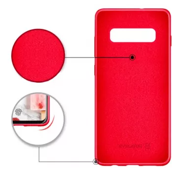 Evelatus Samsung Galaxy S10 Plus mīksts silikona maciņš sarkans