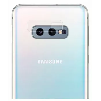 Evelatus Samsung Galaxy S10e Camera Lens Glass Replacement - Transparent with Black Frame