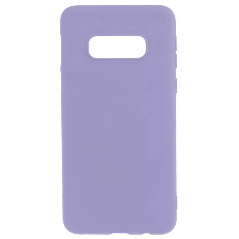 Evelatus Samsung Galaxy S10e Nano Silicone Case Soft Touch TPU Blue