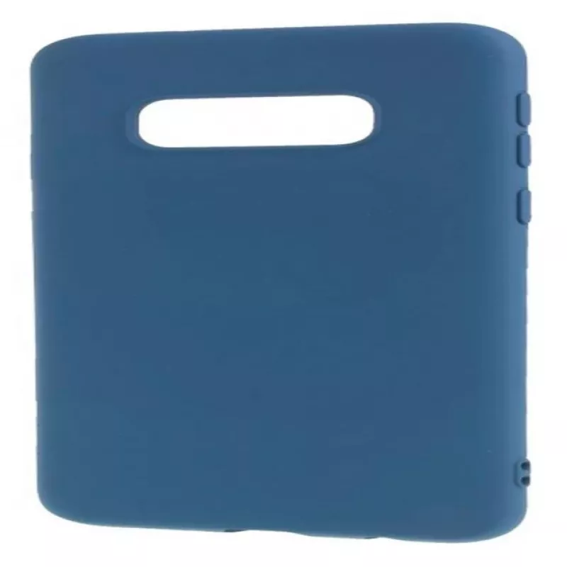 Evelatus Samsung Galaxy S10e Nano Silicone Case Soft Touch TPU Tumši Zils