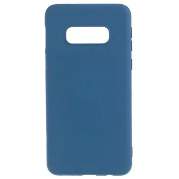 Evelatus Samsung Galaxy S10e Nano Silicone Case Soft Touch TPU Tumši Zils