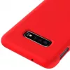 Evelatus Samsung Galaxy S10e Nano Silicone Case Soft Touch TPU Red