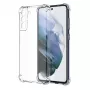 Evelatus Samsung Galaxy S21 FE Military Shockproof Silicone Case TPU Transparent