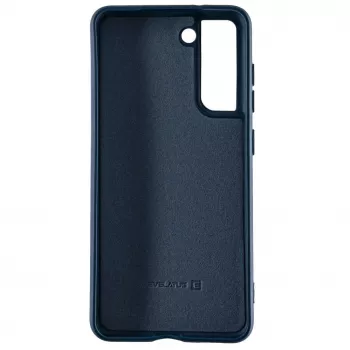 Evelatus Samsung Galaxy S21 FE Nano Silicone Case Soft Touch TPU Blue