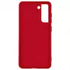 Evelatus Samsung Galaxy S21 FE Nano Silicone Case Soft Touch TPU Red