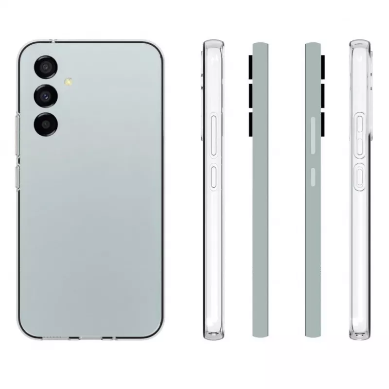 Evelatus Samsung Galaxy S23 caurspīdīgs silikona maciņš 1,5 mm TPU