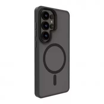 Evelatus Samsung Galaxy S26 Ultra hibrīda maciņš ar magnētisko PC+TPU melns