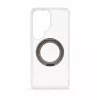 Evelatus Samsung Galaxy S26 Ultra hibrīda maciņš ar MagSafe PC+TPU 360 metāla statīvu, caurspīdīgs