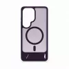 Evelatus Samsung Galaxy S26 Ultra gumijots MagSafe maciņš ar statīvu - purpura