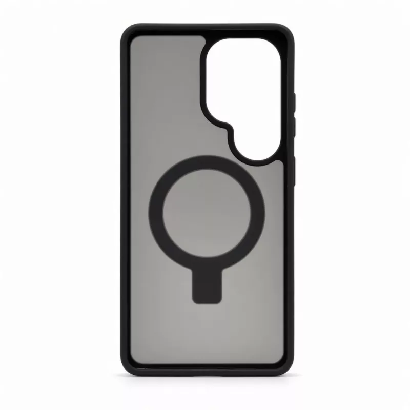 Evelatus Samsung Galaxy S26 Ultra Shield vāciņš ar MagSafe un statīvu, matēts gredzens, melns