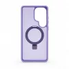 Evelatus Samsung Galaxy S26 Ultra Shield vāciņš ar MagSafe un statīvu, matēts gredzens, lavandas purpura