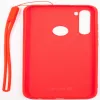 Evelatus Soft Touch Silikona Maciņš ar Siksniņu Xiaomi Redmi Note 8 / Redmi Note 8 2021 - Sarkans