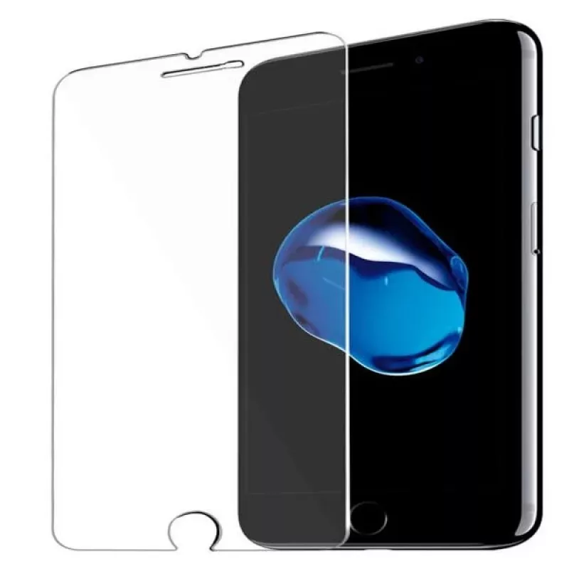 Evelatus rūdīta stikla ekrāna aizsargs Apple iPhone 6 Plus, 7 Plus, 8 Plus - 2.5D pilna pārklājuma, 9H cietība, Japānas līme, antistatisks
