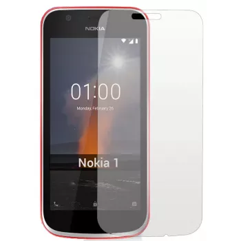 EVELATUS Rūdīta stikla ekrāna aizsargs Nokia 1 (2018) - 9H cietība, 0,33 mm, 2,5D noapaļotas malas, pret skrāpējumiem, oleofobs pārklājums