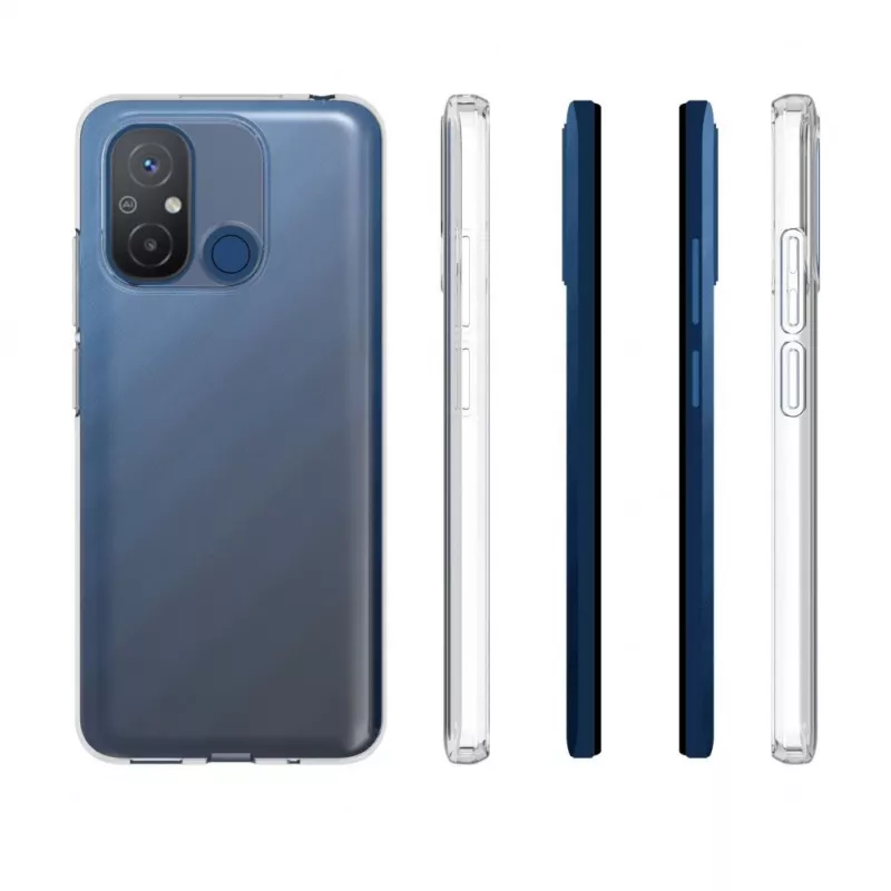 Evelatus Xiaomi Redmi 12C caurspīdīgs silikona maciņš 1,5 mm TPU caurspīdīgs