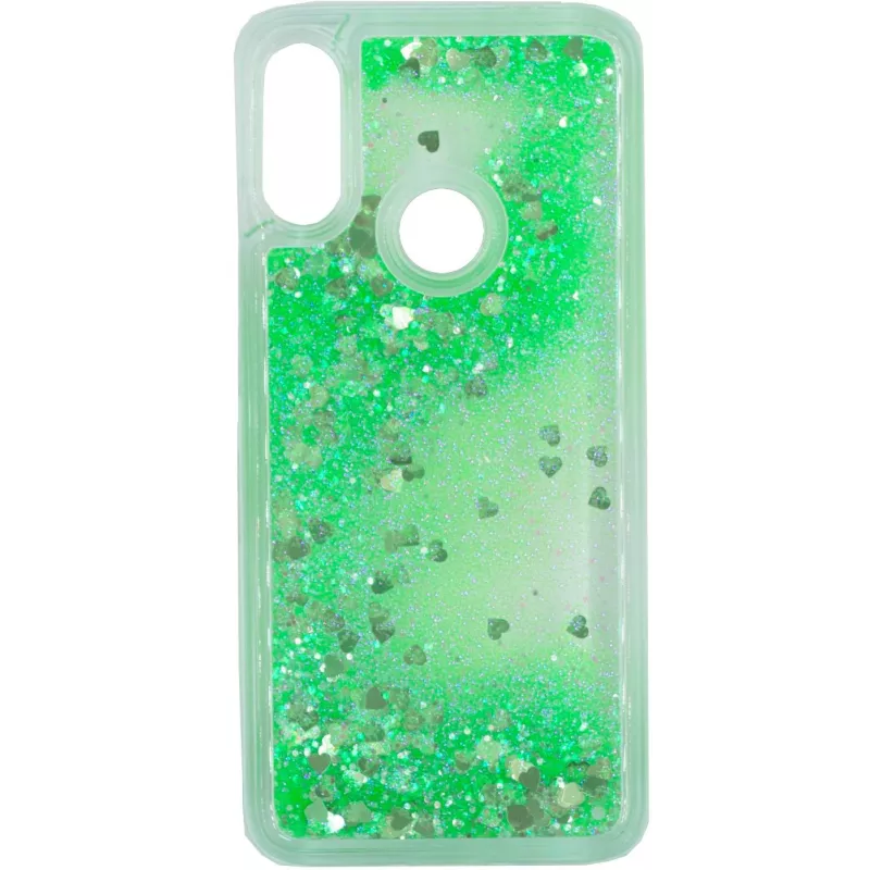 Evelatus Xiaomi Redmi 7 Shining Quicksand Case Green
