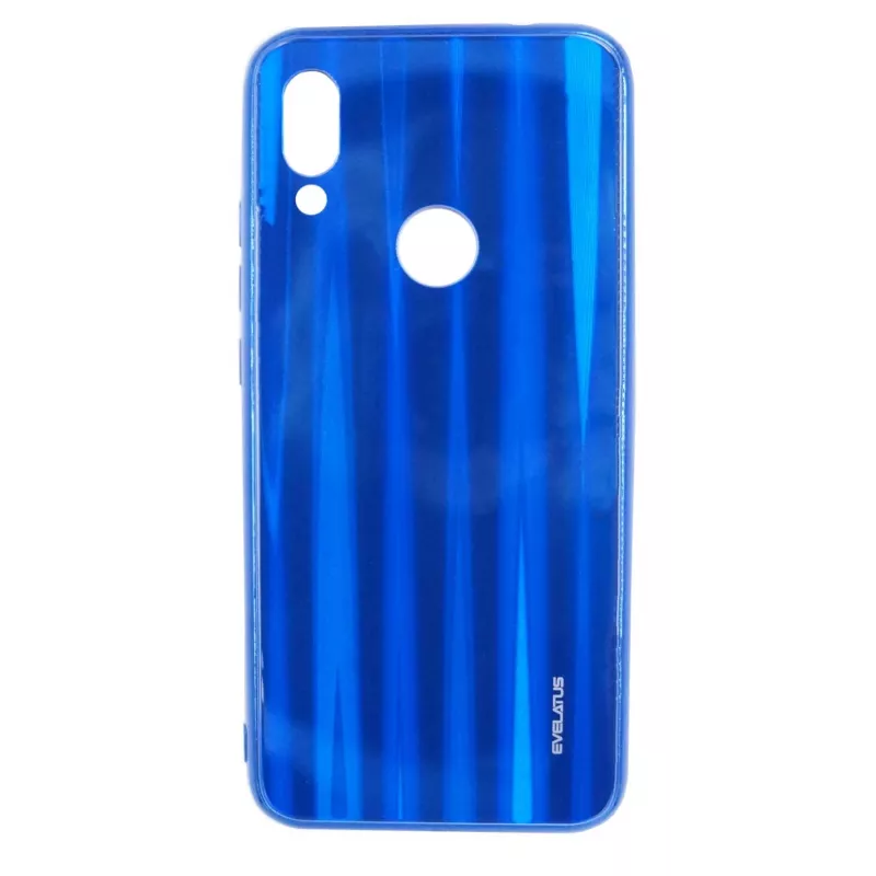 Evelatus Xiaomi Redmi 7 Ūdens viļņu pilnkrāsu elektroapstrādāts rūdīta stikla ekrāna aizsargs zils
