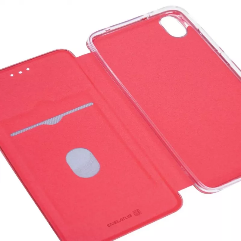 Evelatus Xiaomi Redmi 7A grāmatas vāciņš vīna sarkanā krāsā