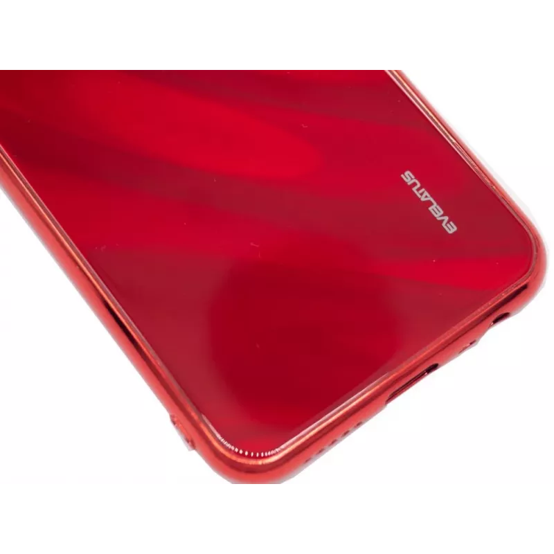 Evelatus Xiaomi Redmi 8 Ūdens viļņu pilnkrāsu elektroplatēts rūdīta stikla maciņš sarkans