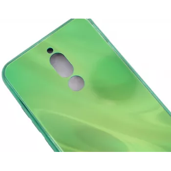 Evelatus Xiaomi Redmi 8 Ūdens viļņu pilnkrāsu elektroapstrādāts rūdīta stikla ekrāna aizsargs Zaļš