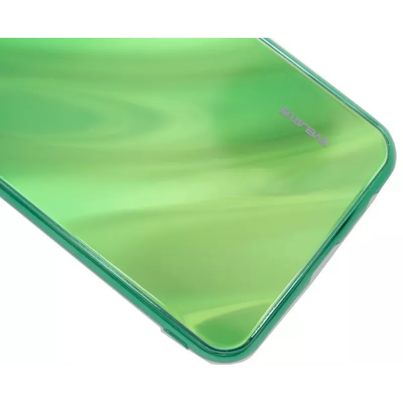 Evelatus Xiaomi Redmi 8 Ūdens viļņu pilnkrāsu elektroapstrādāts rūdīta stikla ekrāna aizsargs Zaļš