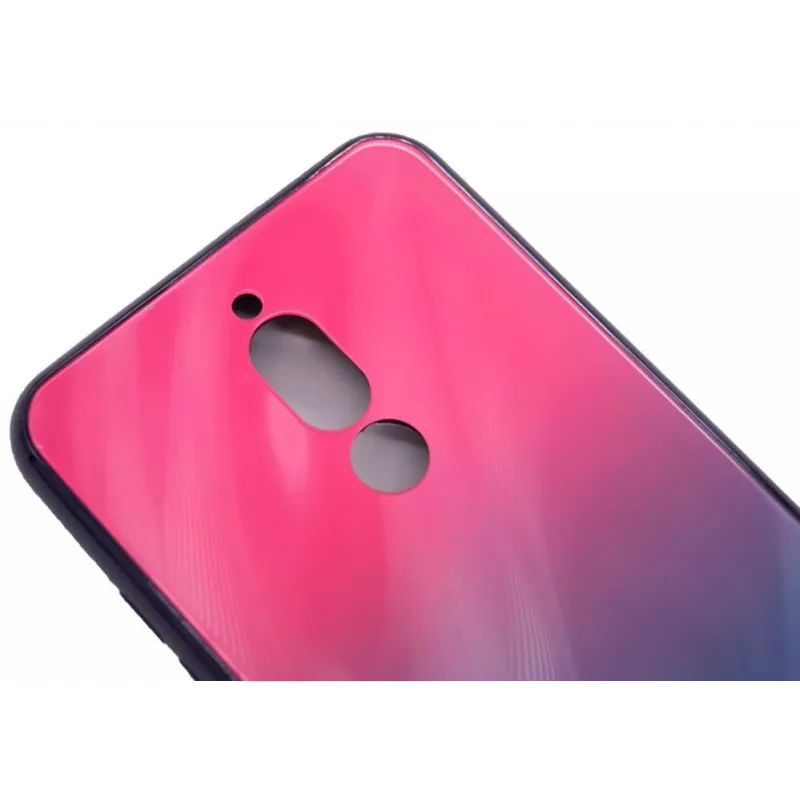 Evelatus Xiaomi Redmi 8 Ūdens viļņu gradients pretestīgs rūdīta stikla korpuss Gradienta rozā-purpura
