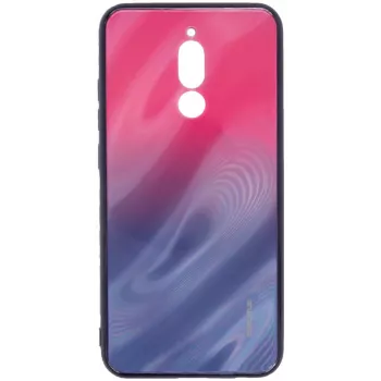 Evelatus Xiaomi Redmi 8 Ūdens viļņu gradients pretestīgs rūdīta stikla korpuss Gradienta rozā-purpura