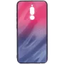 Evelatus Xiaomi Redmi 8 Ūdens viļņu gradients pretestīgs rūdīta stikla korpuss Gradienta rozā-purpura