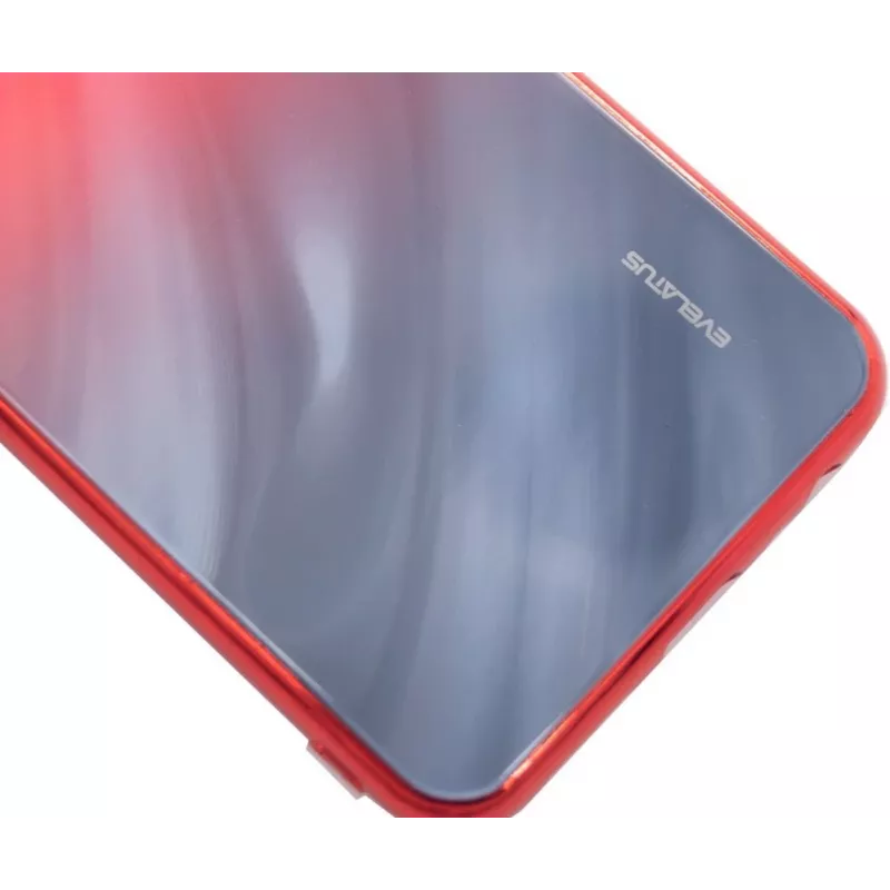 Evelatus Xiaomi Redmi 8 Ūdens viļņu gradients krāsains pretsprādziena rūdīta stikla maciņš Gradients sarkans-melns
